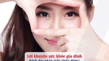 BỆNH ĐỤC NHÂN MẮT CHỮA ĐƯỢC