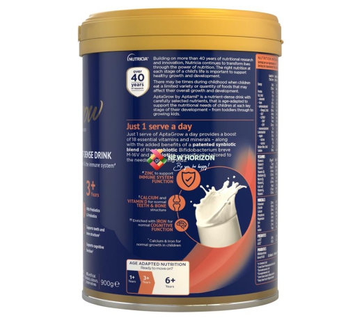 AptaGrow Nutrient-Dense Milk Drink From 3+ Years 900g