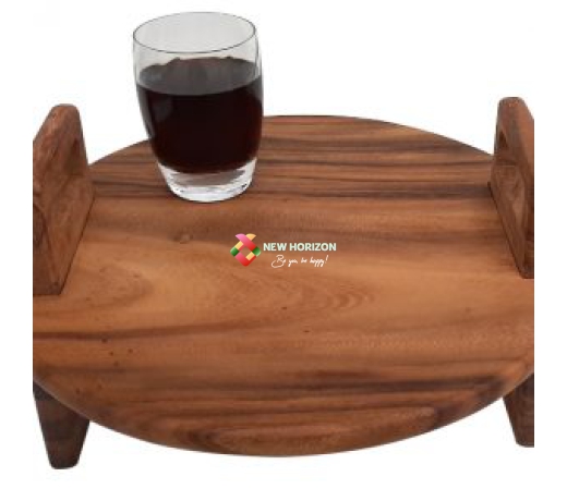 Bàn ăn tròn đa năng có tay nắm