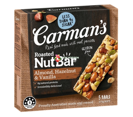 Carman's Roasted Nutbar -  almond Hazelnut & Vanila